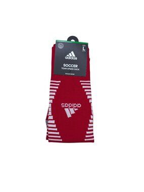 Adidas Soccer Team Speed Socks L Aeroready Compression Cushioned Recycled Fabric